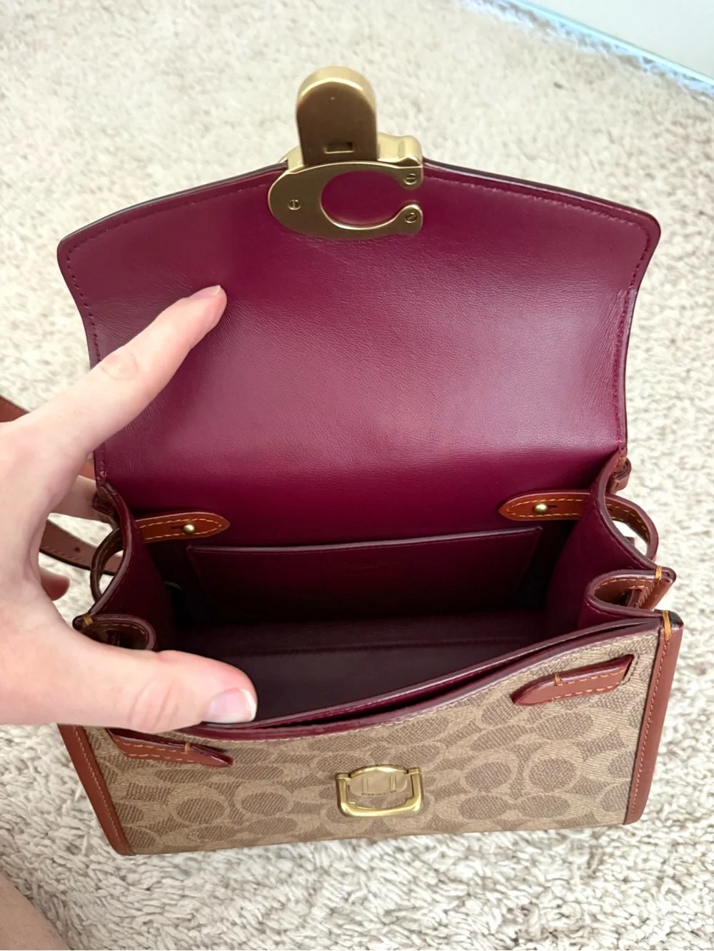 Coach Sammy top handle bag